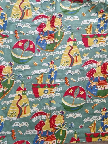 Vtg mansion fabrics nautical - vtg,