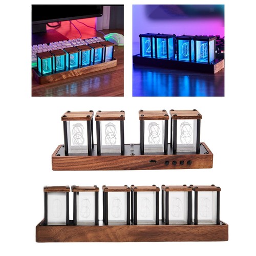 Rgb nixie tubes clock - rgb,