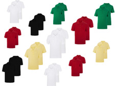 2 PACK BOYS COTTON SCHOOL POLO