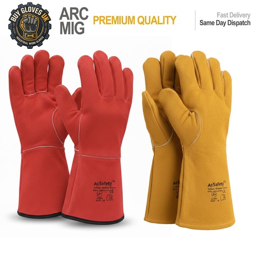 Welding gloves heat - heat, resistant