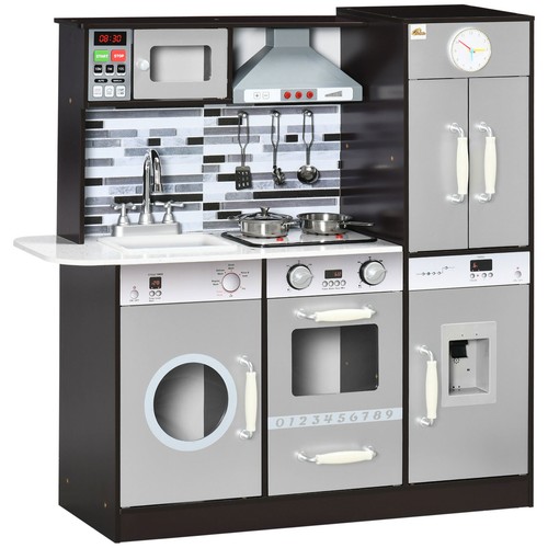 Wooden play kitchen little - kitchen,