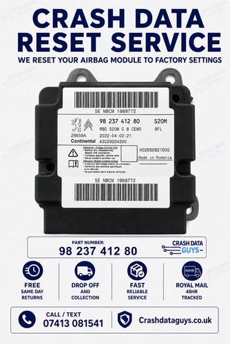 Airbag ecu crash data - ecu, reset