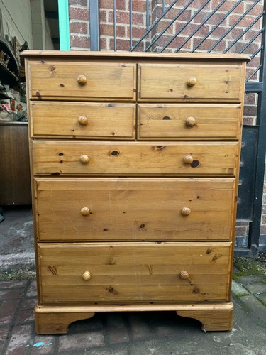 Ducal pine chest drawers - chest,