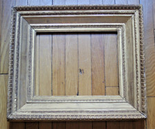 Late 18th century gilded wooden frame, carved for painting 32x40 cm foliage