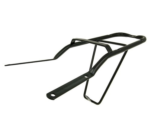 Rear luggage rack black - rear, for