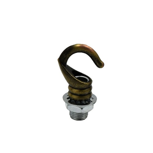 Vintage iron ceiling hook - iron,