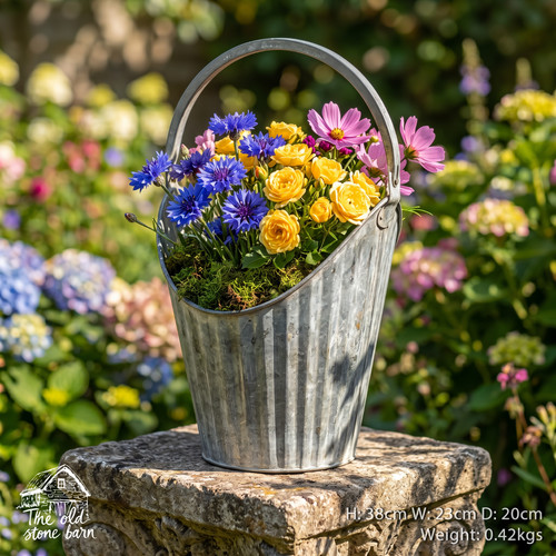Small vintage style galvanised - small,