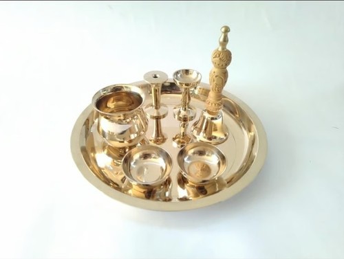Pure kansa pooja set - pure,