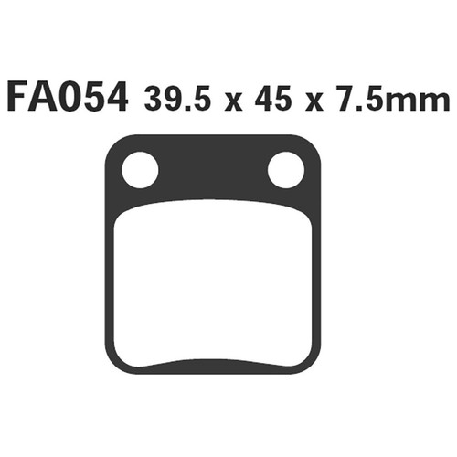 Pair pads ebc fa054tt - pair, mash