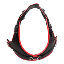 SYNTHETIC HORSE FRENCH COLLAR BROLLAR FOR DRIVING HARNESS FREE BIOTHANE TRACES