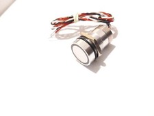 Bulgin Capacitive Switch Momentary NO,Illuminated, IP68 Stainless Steel