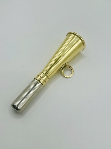 Hand made brass gamekeeper - brass,