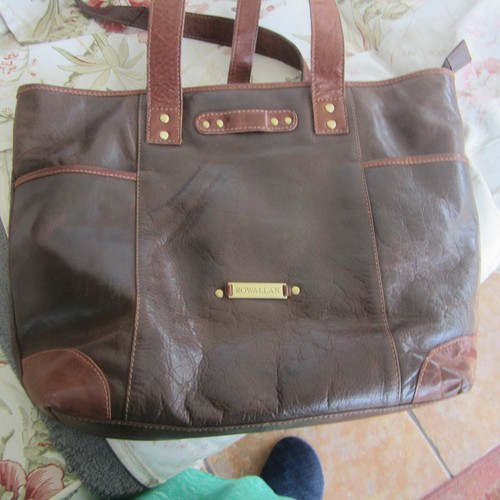 Rowallan leather tote bag