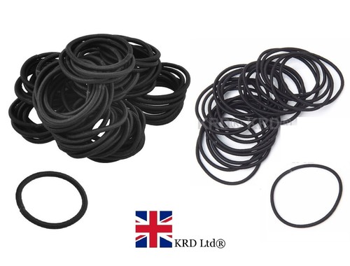Black hair bands elastics - hair,
