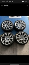 BMW 5 SERIES E60 E61 M SPORT 19 INCH SPIDER ALLOYS ( set of 4 )