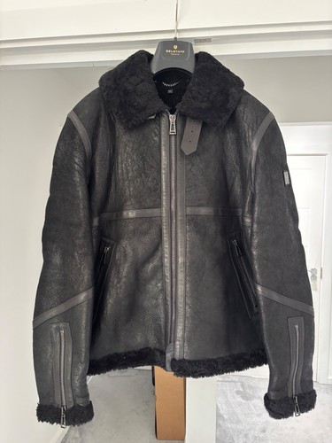 Belstaff shearling leather