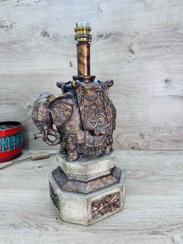 Vintage elephant lamp - vintage,