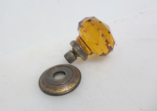 Antique door knob handle glass - antique,