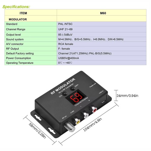 Modulator for home - home, m60