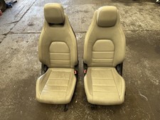 MERCEDES C CLASS C250 W204 2011 COUPE FRONT LEATHER SEAT SEATS DRIVER PASSENGER 