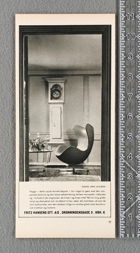 1961 arne jacobsen - 1961, chair