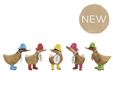 DCUK Wooden Raincoat Hat and