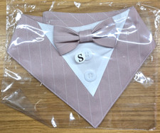 Dog Puppy Bandana Bow Tie Pink