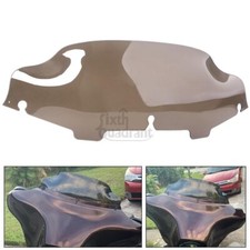 Smoke 6" Wave Windshield Windscreen Fit For Harley Touring Electra Glide 96-2013