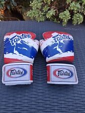 Fairtex BGV1 Thai Pride Boxing Gloves White 10oz 