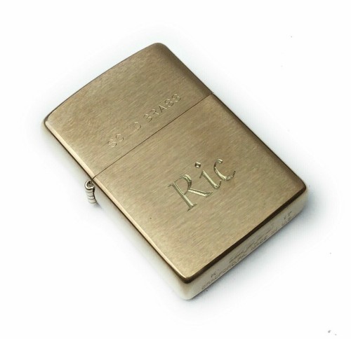 Personalised genuine zippo - personalised,