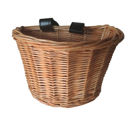 Retro bike basket - basket, wicker