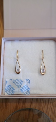 Diamonique yellow gold plated - yellow,