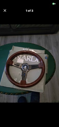 Nardi wooden steering wheel - nardi,