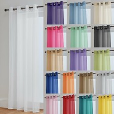 Voile curtains with - with, eyelet