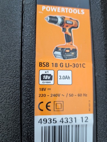 Aeg bsb 18g - 18g, hammer