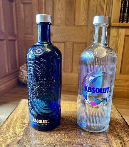 Absolut vodka empty - 2x,