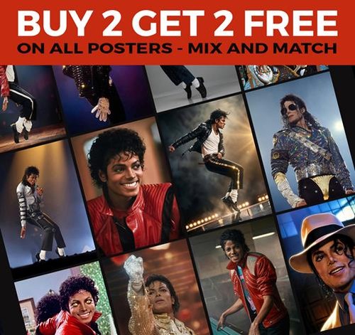 Michael jackson poster - michael, art