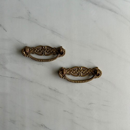 Vintage victorian brass drop - victorian,