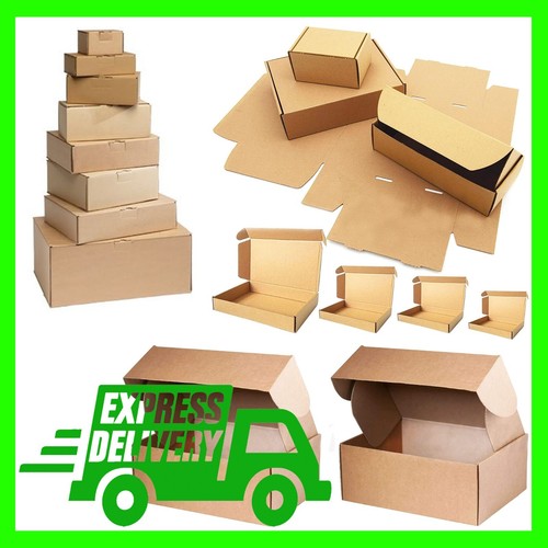 Brown die cut boxes with - die,