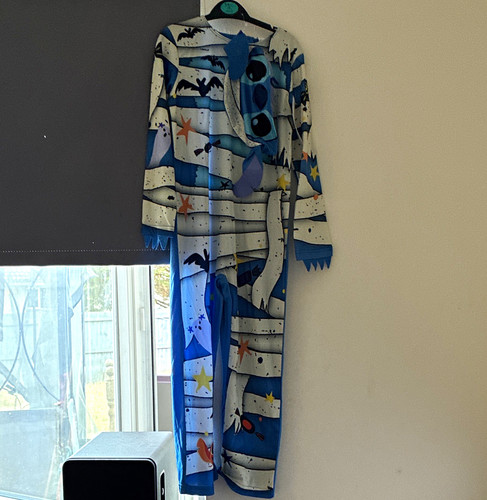 Stitch blue hooded polyester - hooded,