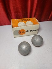 Pair Of Vintage French Boules In Original Box (A)