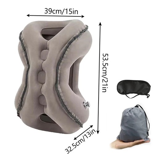 Travel inflatable neck pillow - travel,