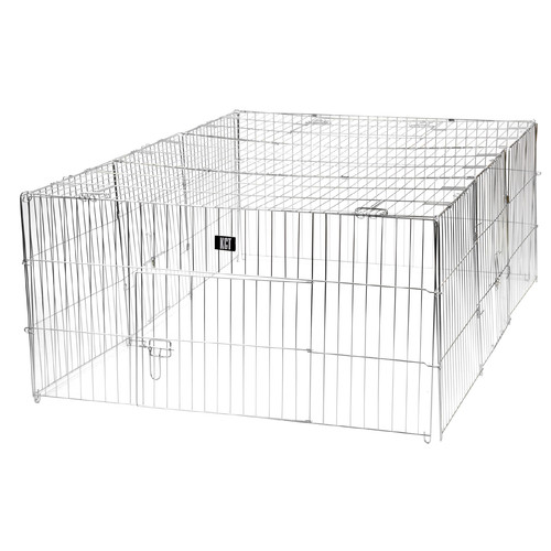 Kct metal pet playpen - playpen, outdoor