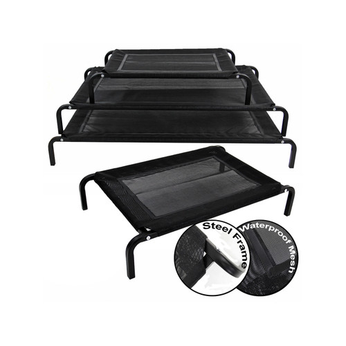 Raised elevated dog bed pet - raised,