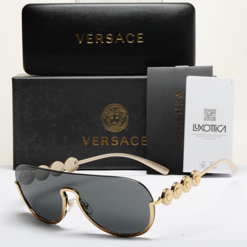 Versace sunglasses gold - gold, medusa