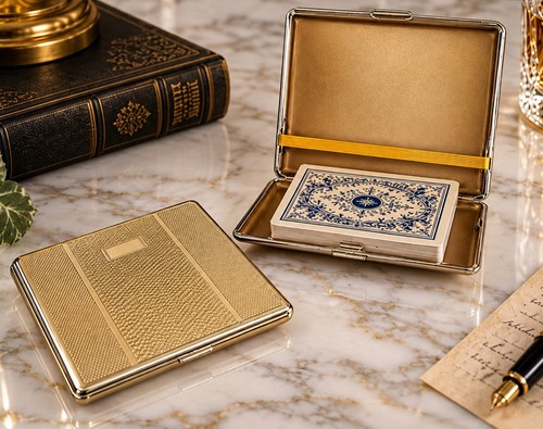 Vintage gold tone metal - vintage,