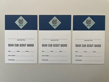 BSA Cub Scouts Bear 1989 Rank