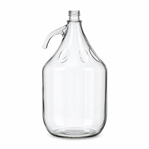 Glass demijohn wine beer - 5l,
