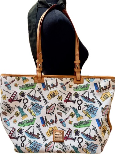 Dooney bourke canvas leather - dooney, &