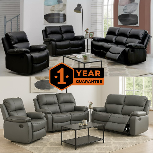 Sofa suite bonded leather - sofa,